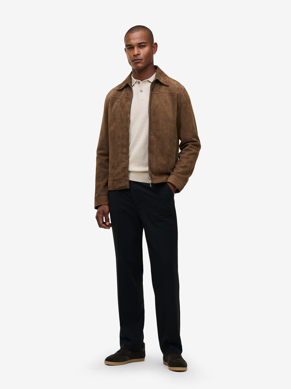Harvey Cotton-Silk Knit – Moonbeam Sand