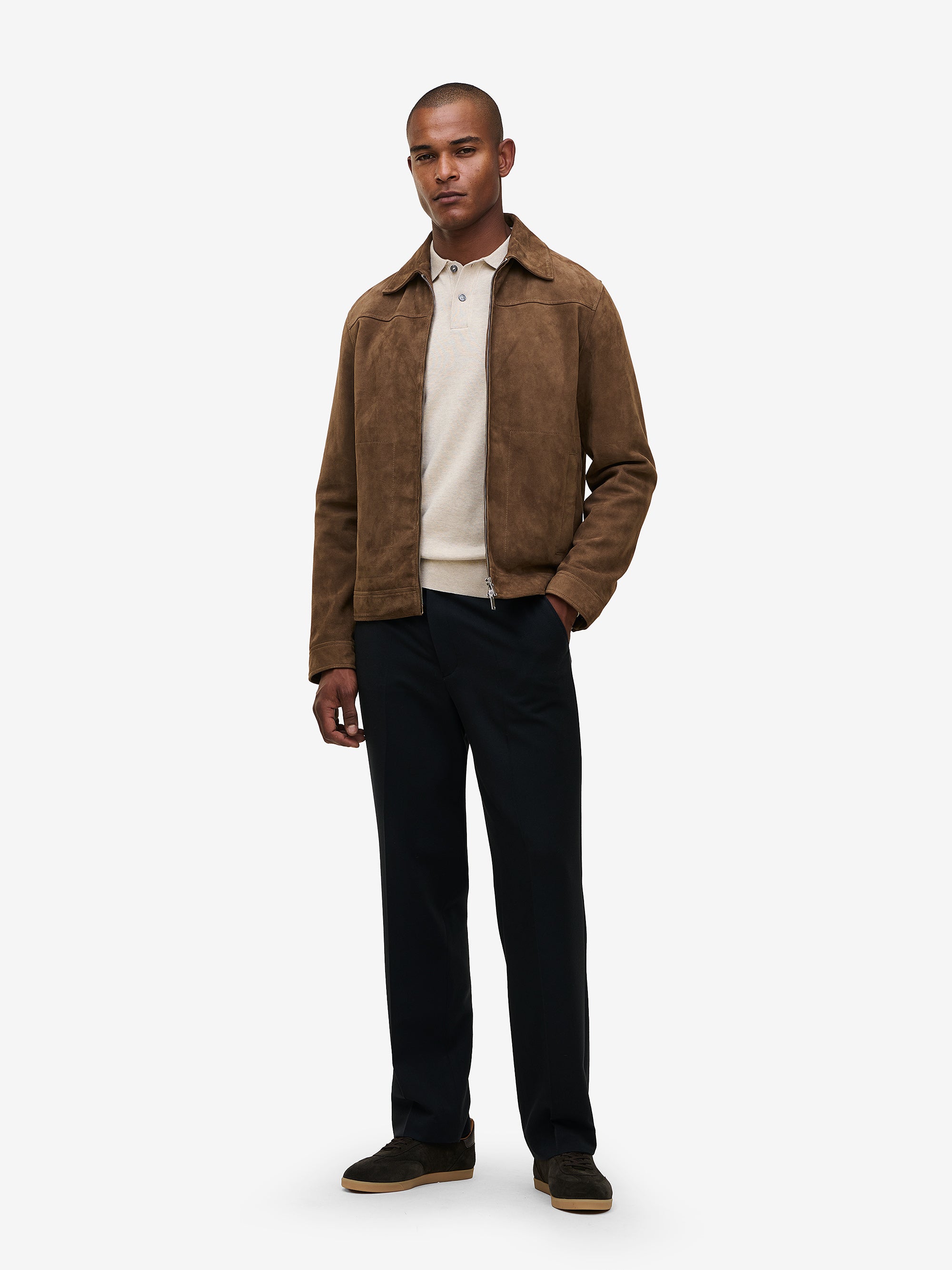 Harvey Cotton-Silk Knit – Moonbeam Sand