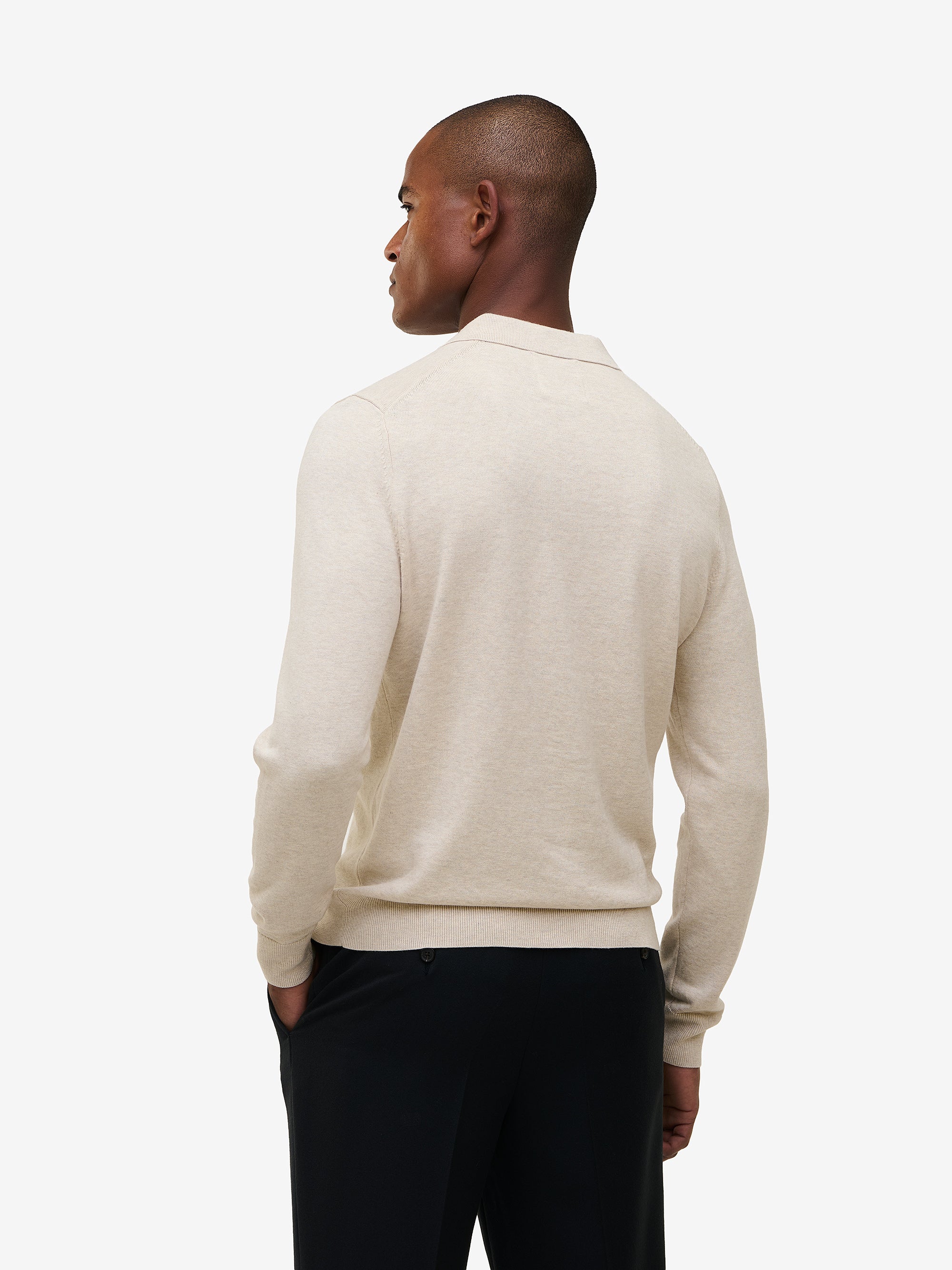 Harvey Cotton-Silk Knit – Moonbeam Sand