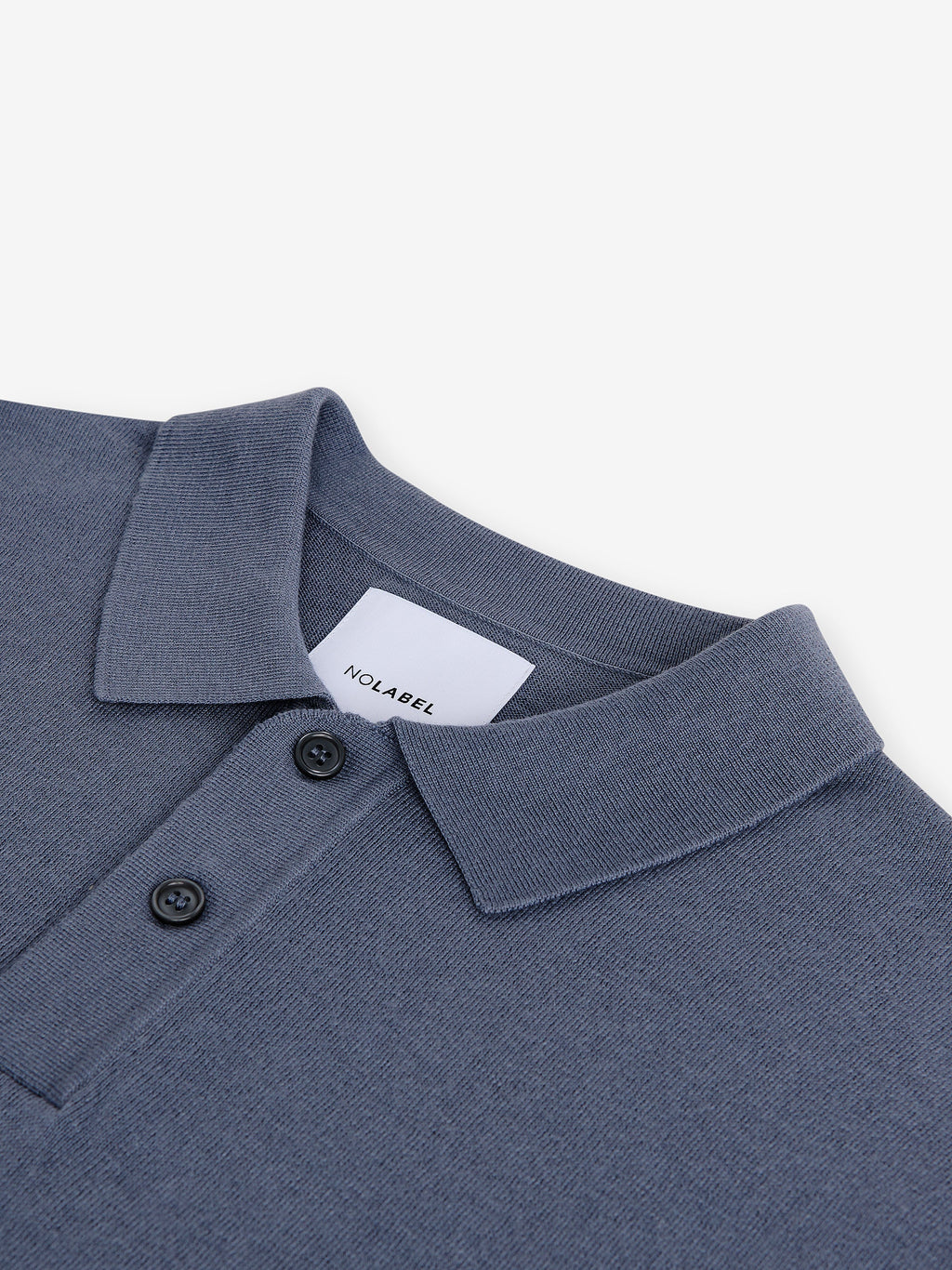 Crane Cotton-Silk Polo – Flintstone Blue