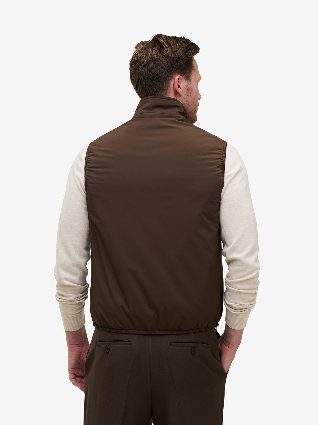 Scott Water-Repellent Vest – Dark Brown