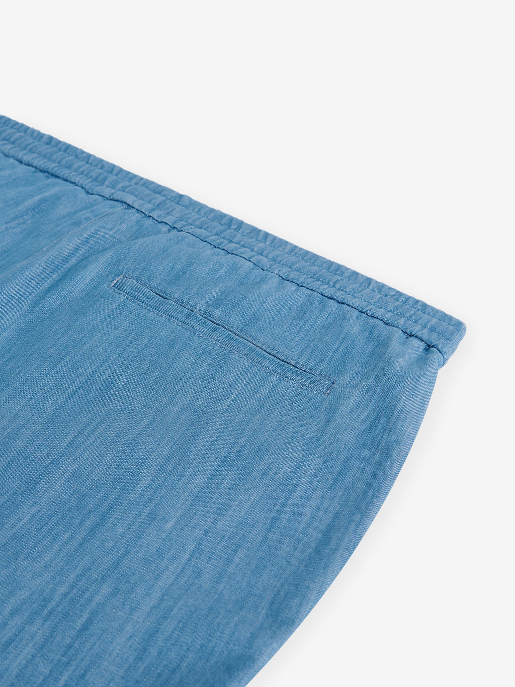 Breeze Chambray Shorts – Mid Blue