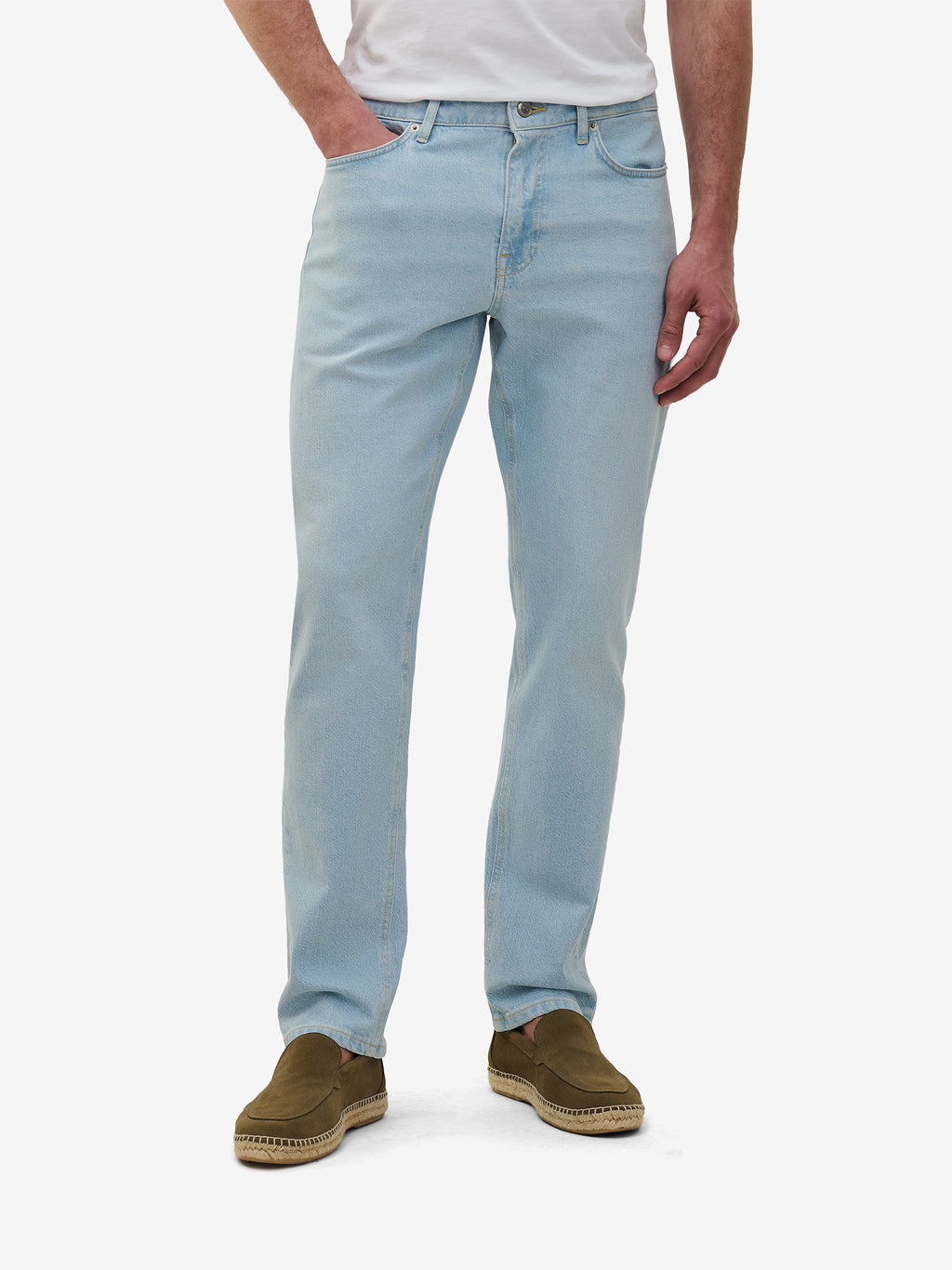 Yamane Comfort-Stretch Jeans – Sky Blue