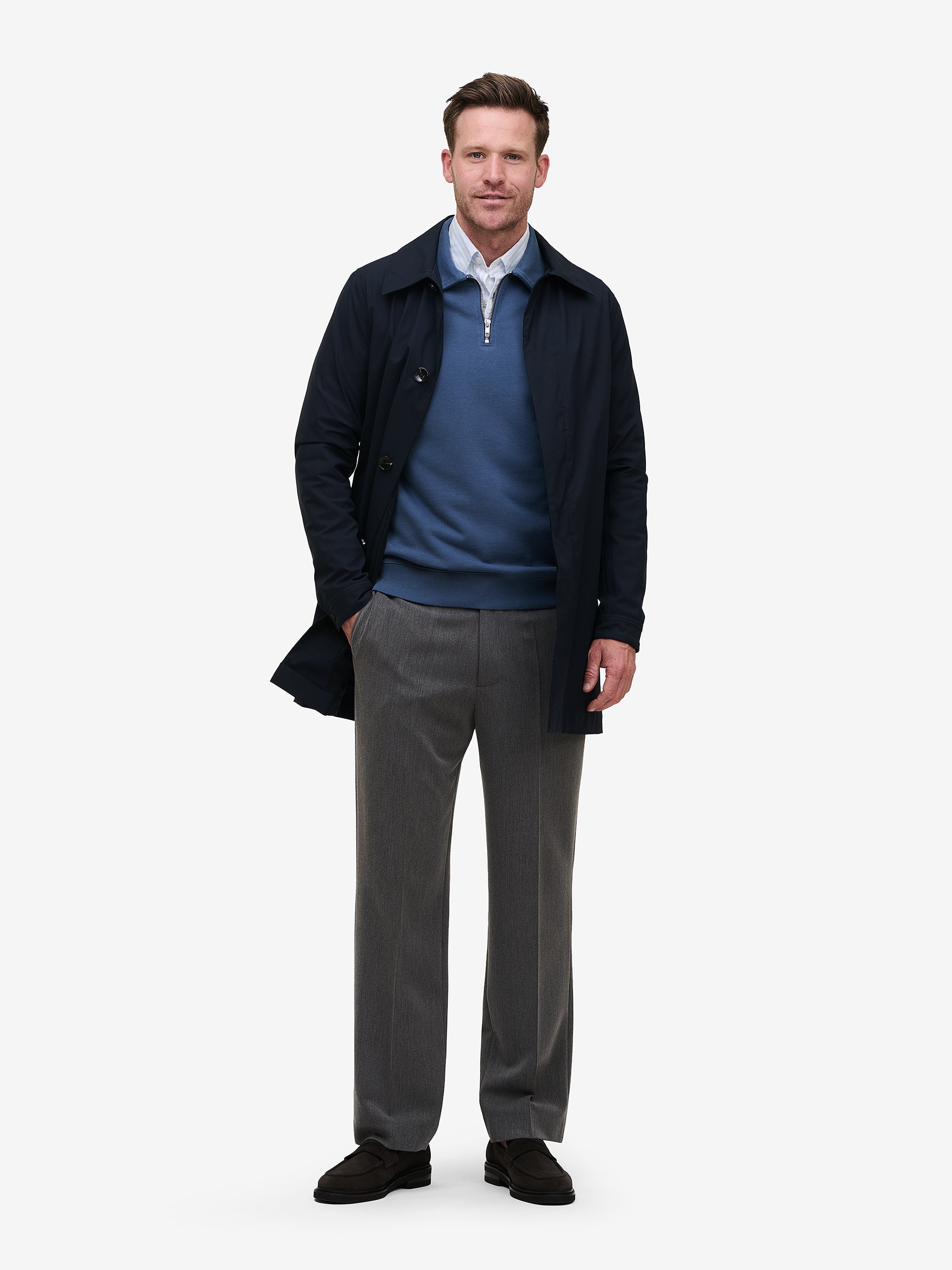 Clifton Relaxed Trousers – Dark Grey