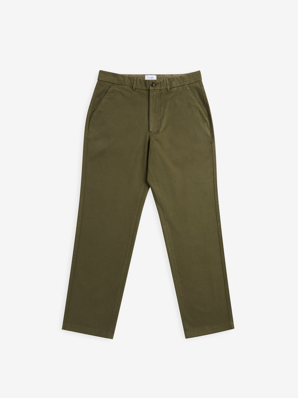 Melville Cotton-Stretch Trousers – Dark Olive