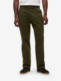 Melville Cotton-Stretch Trousers – Dark Olive