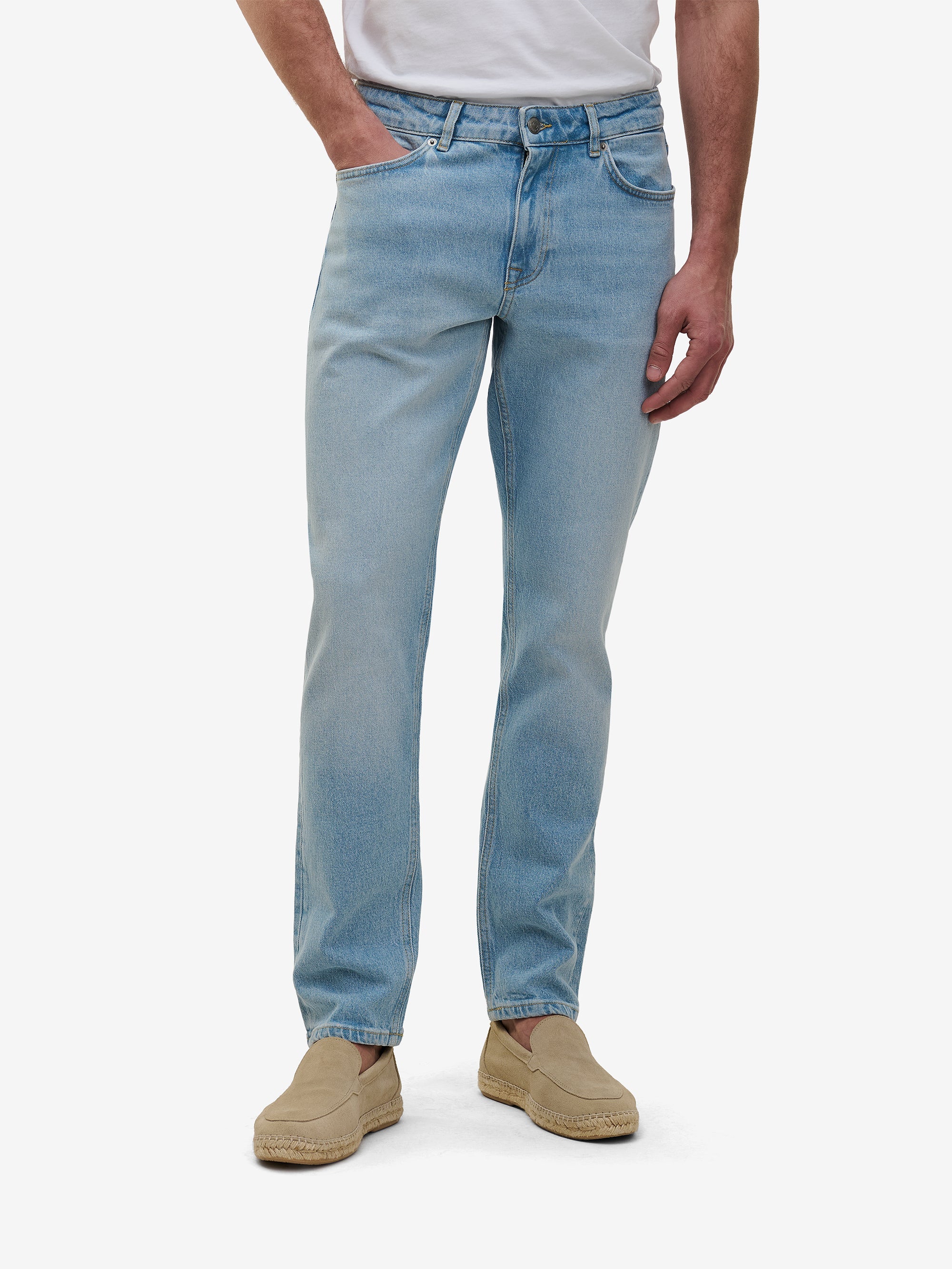 Yamane Heavyweight Denim Jeans – Light Blue