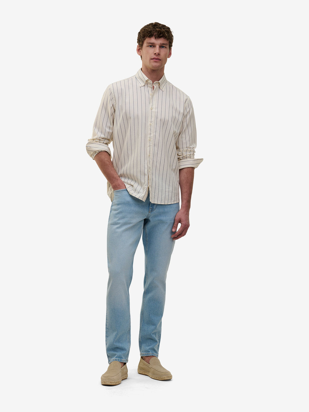 Yamane Heavyweight Denim Jeans – Light Blue