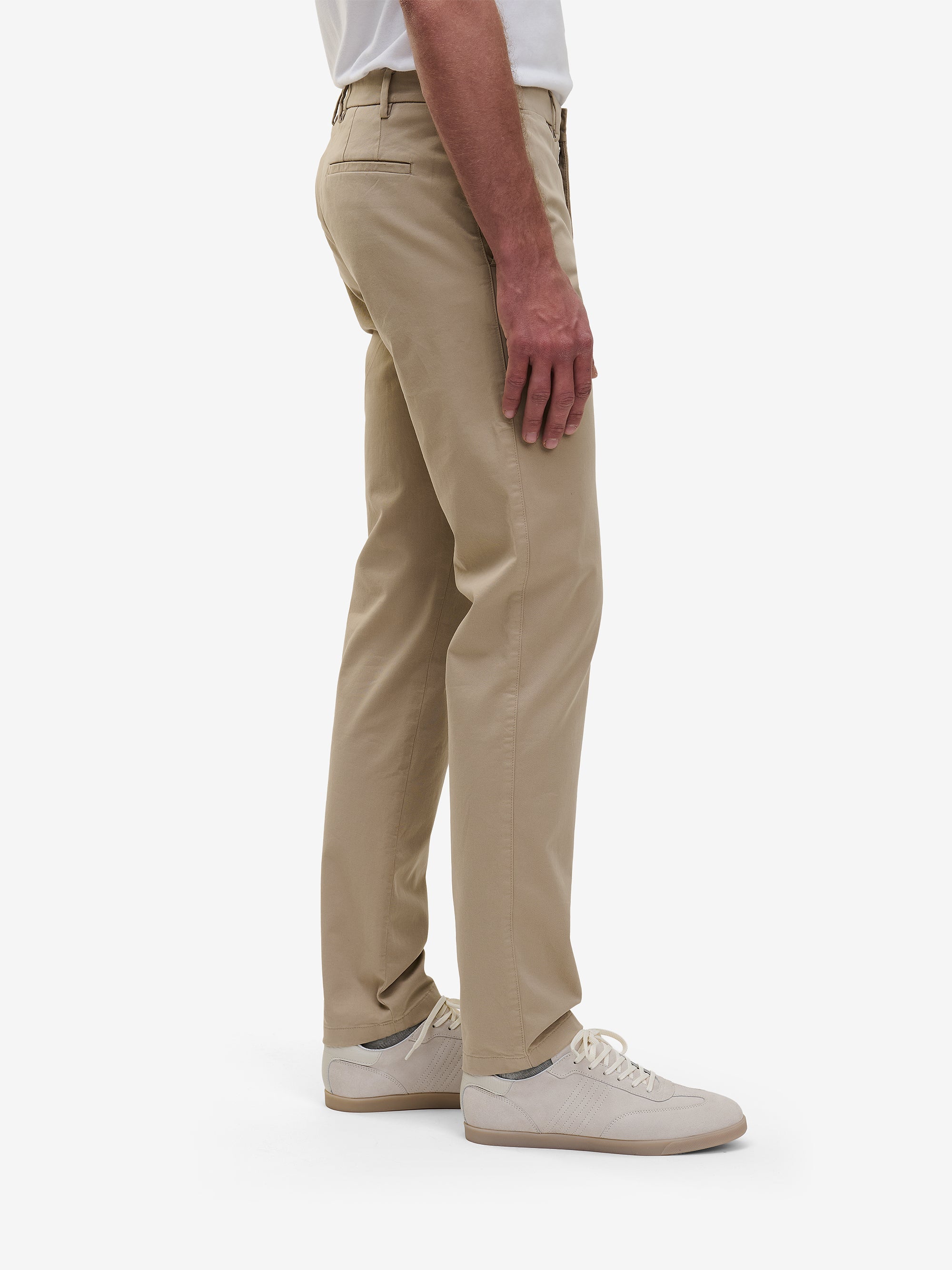 Diego Slim Tapered Chinos – Taupe
