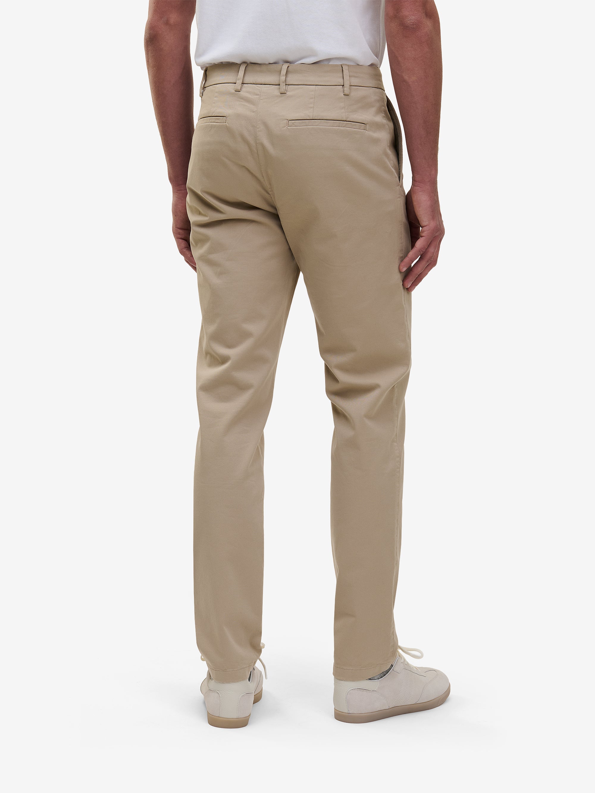 Diego Slim Tapered Chinos – Taupe