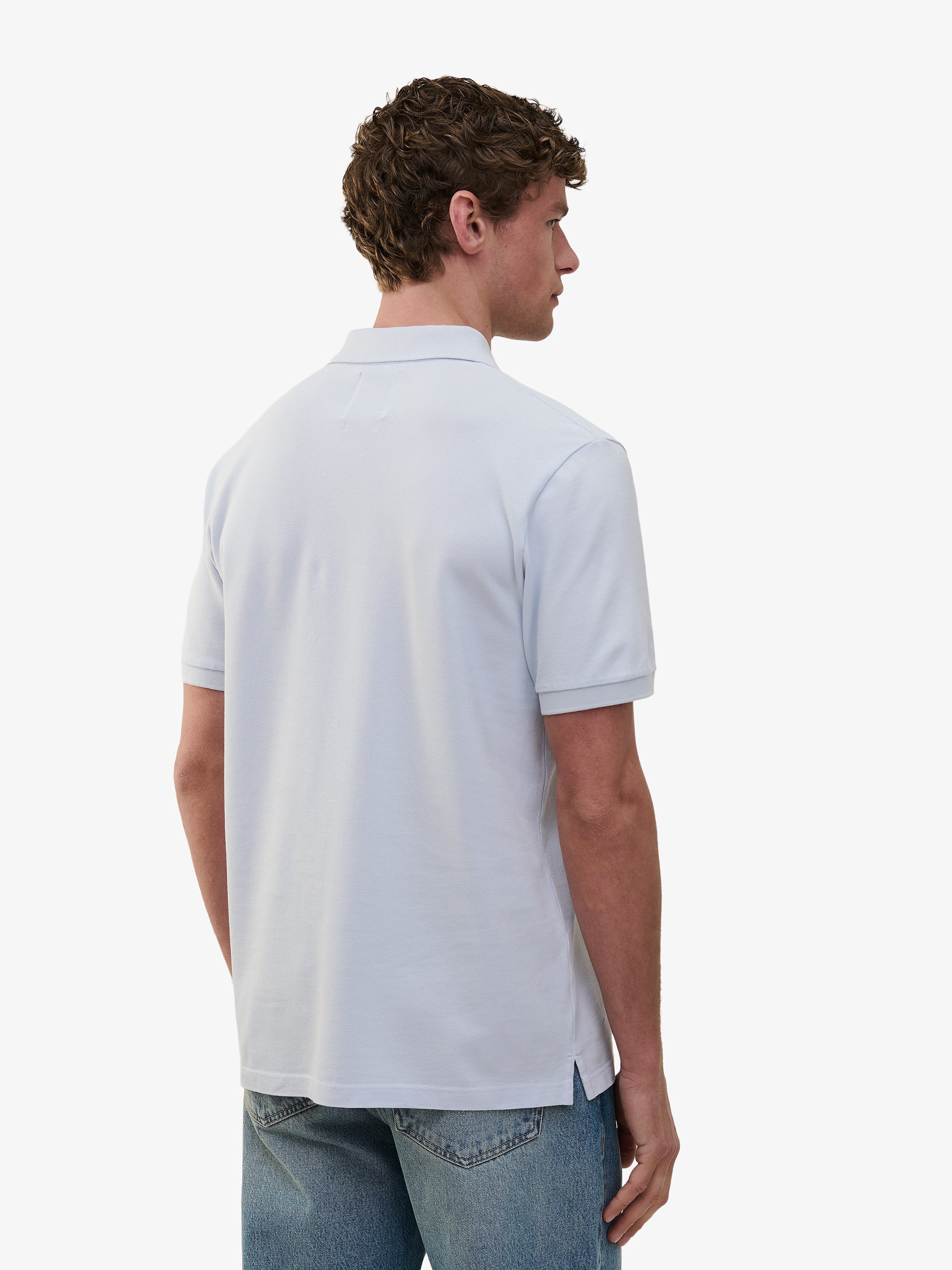 Lewis Piqué Polo – Arctic Ice Blue