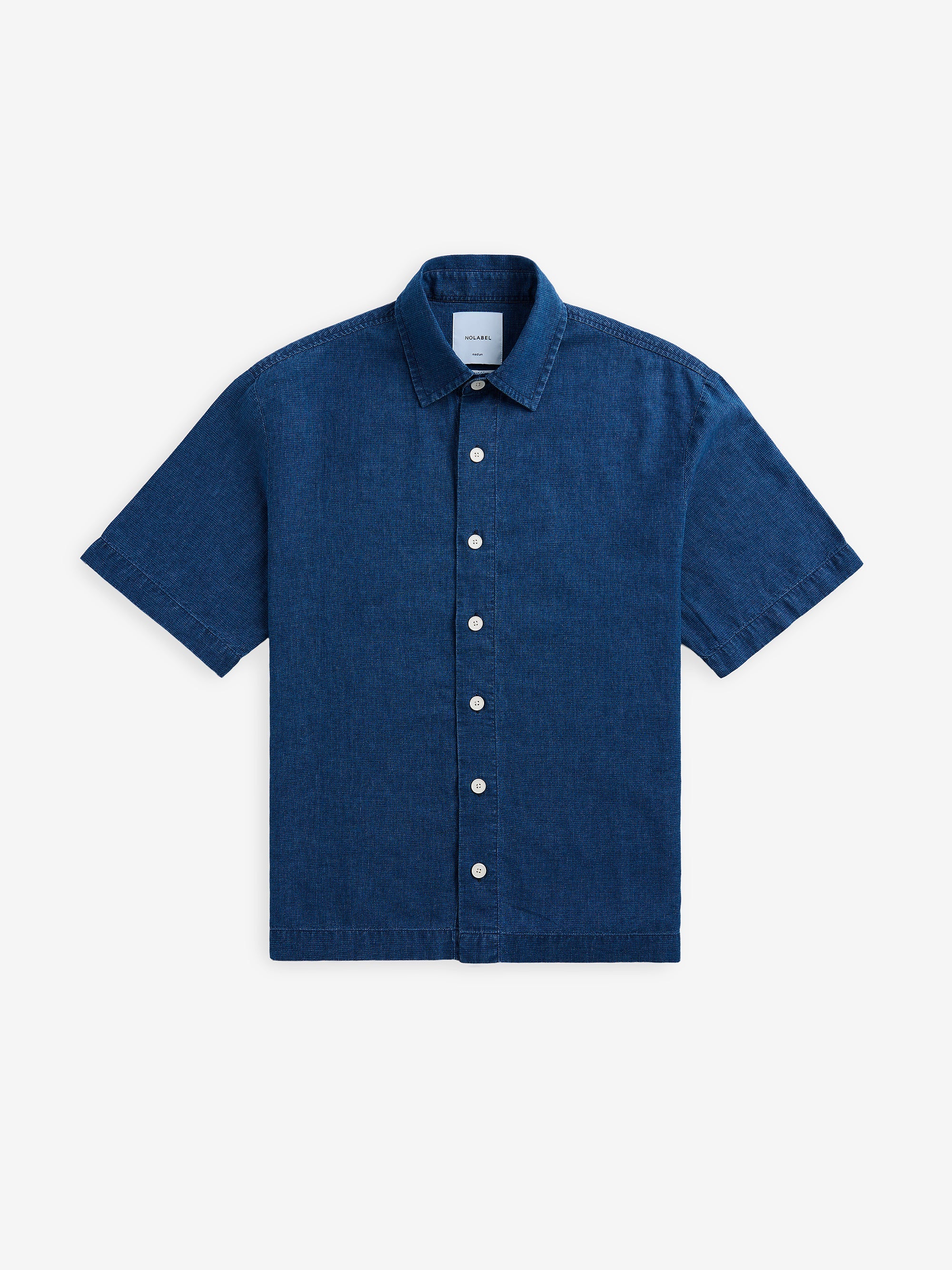 Durban Cotton-Linen Shirt – Blue
