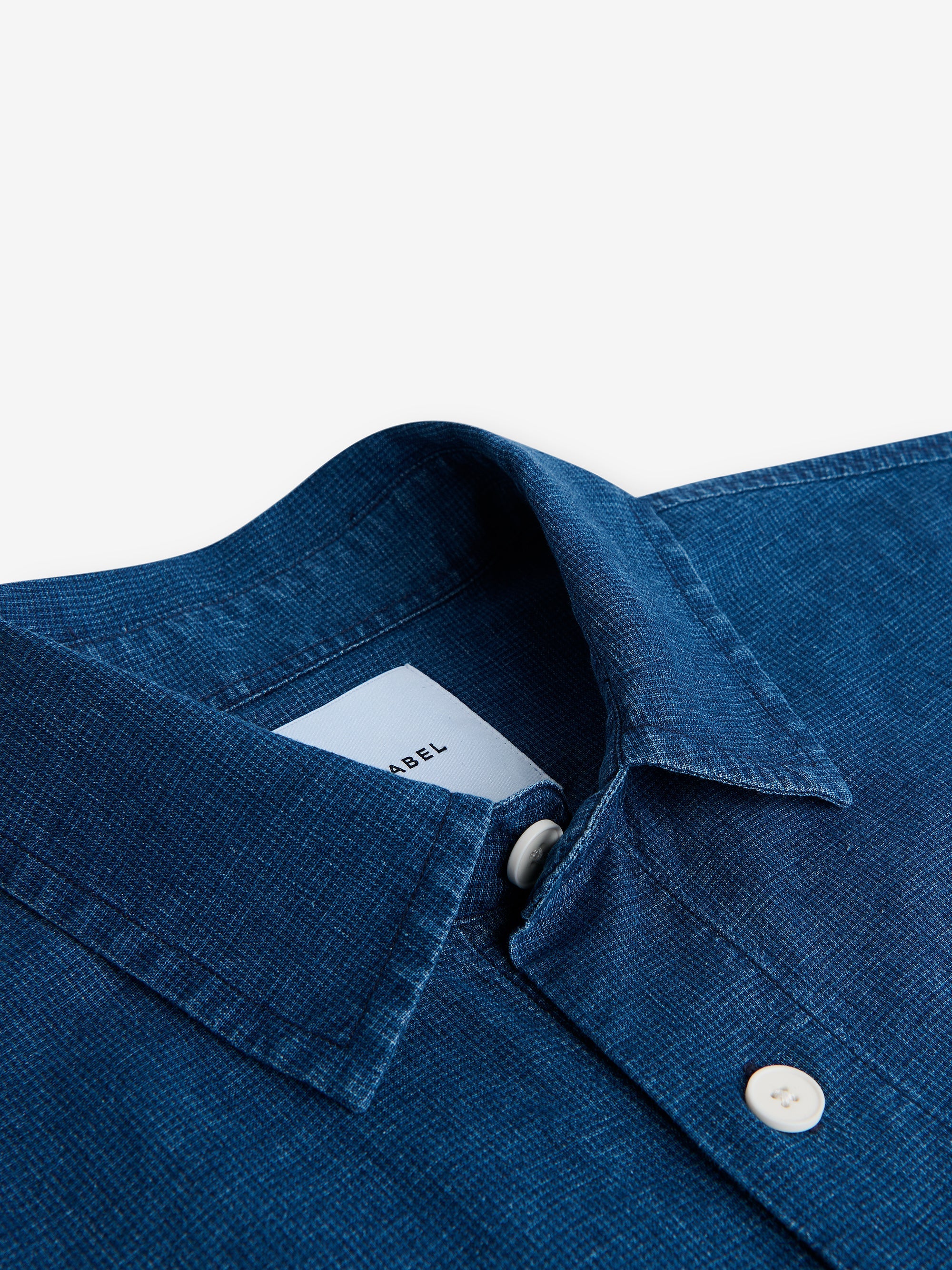 Durban Cotton-Linen Shirt – Blue