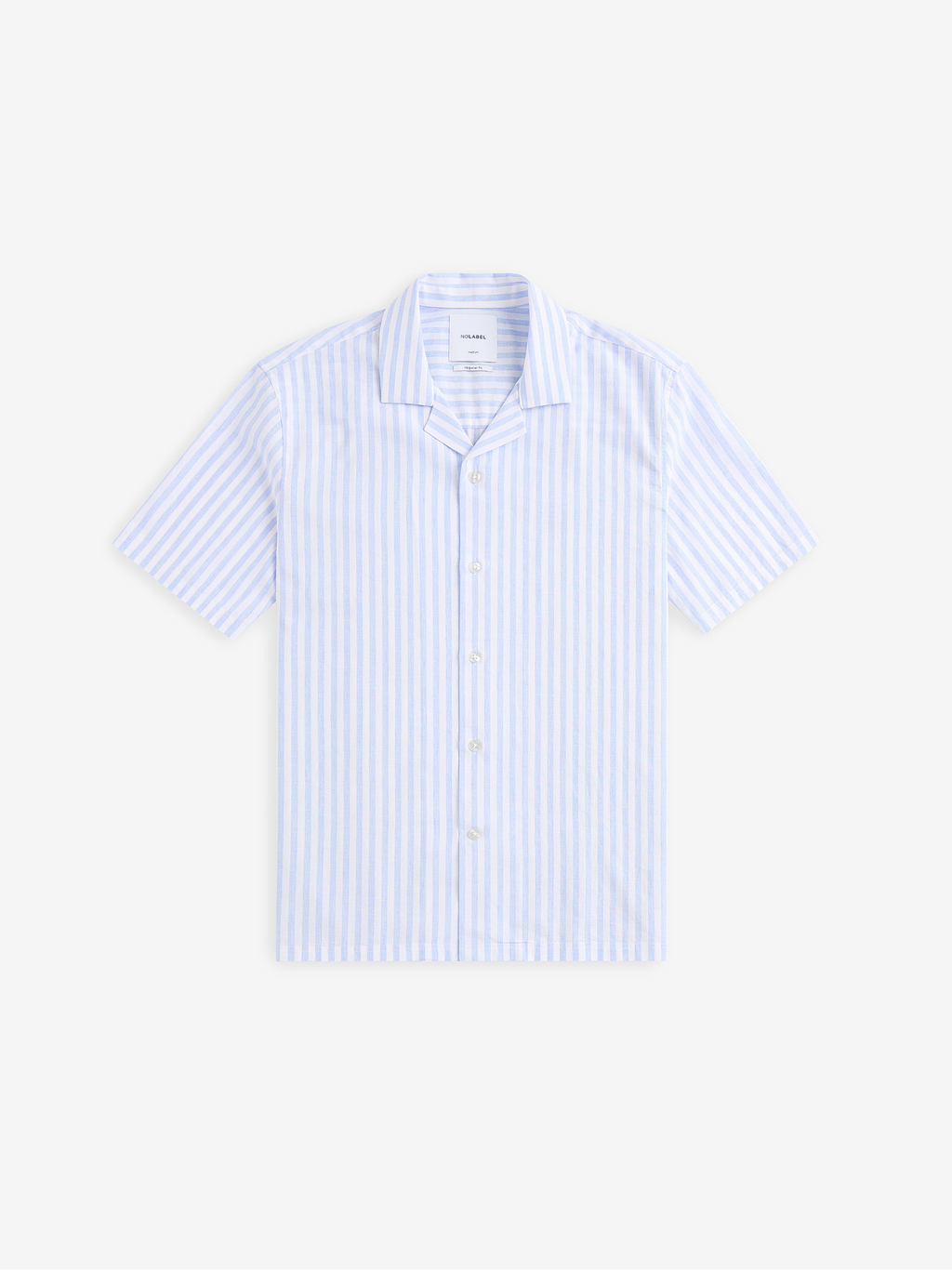 Cliff Cotton-Linen Stripe Shirt – Blue