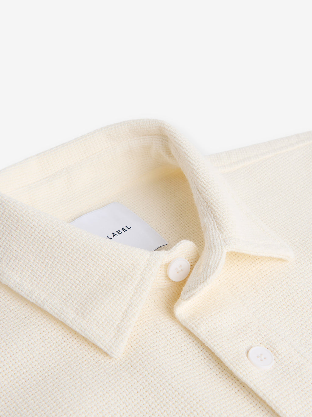 Durban Openwork Cotton Shirt – Off White