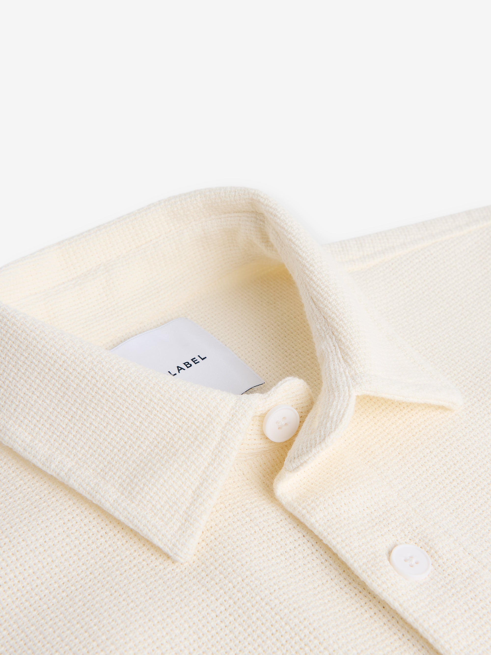 Durban Openwork Cotton Shirt – Off White