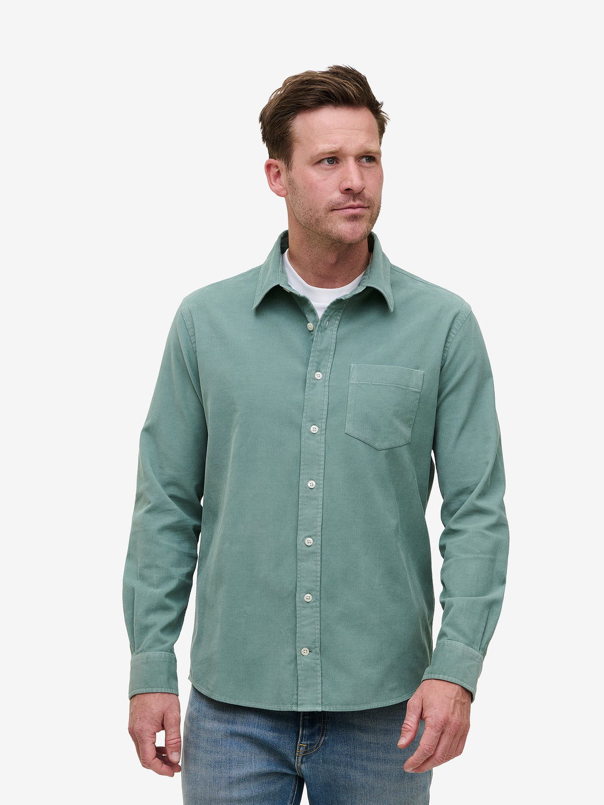 Brookvale Corduroy Shirt – Chinois Green