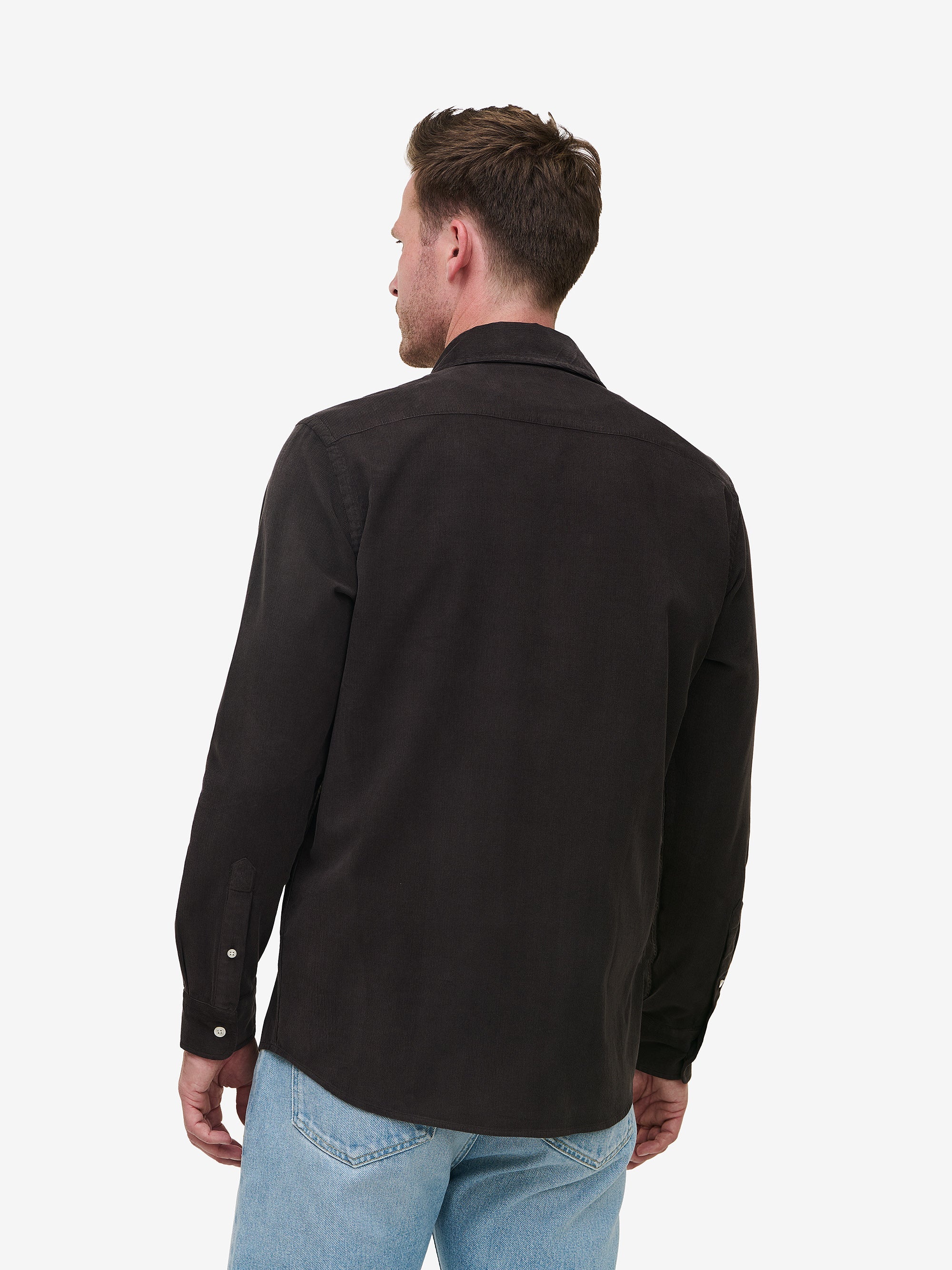 Brookvale Corduroy Shirt – Dark Brown