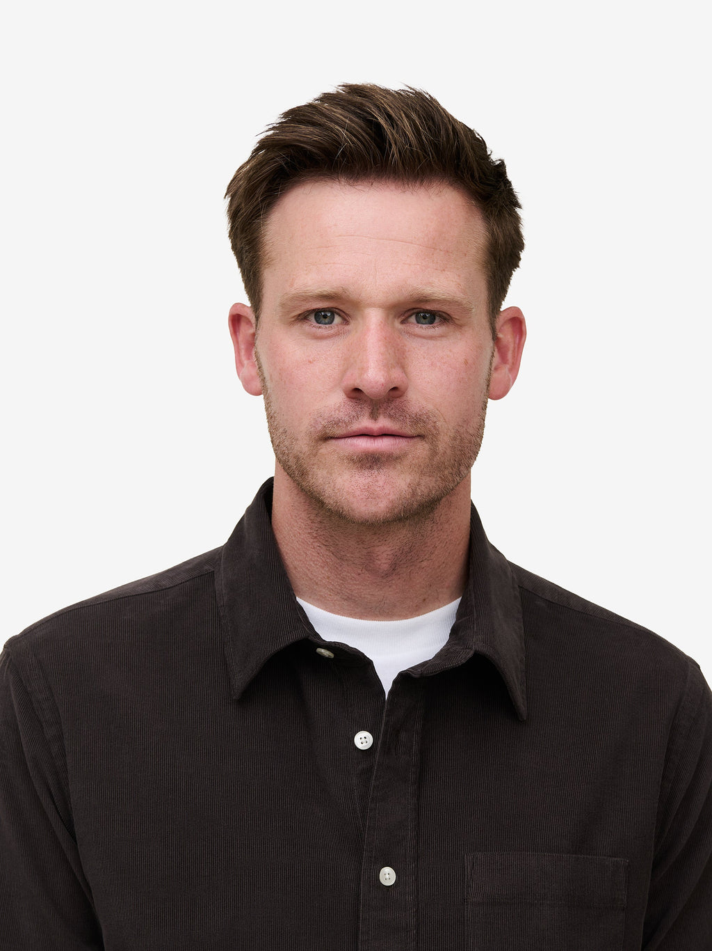 Brookvale Corduroy Shirt – Dark Brown