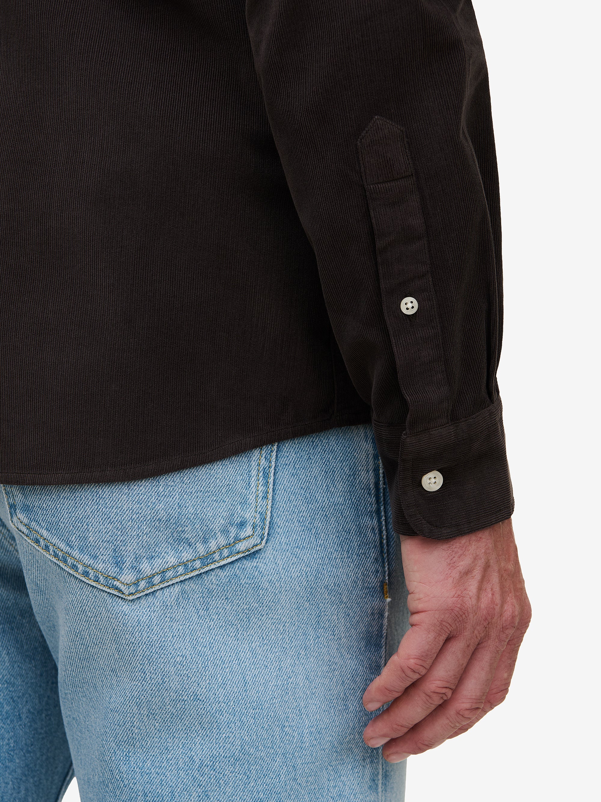 Brookvale Corduroy Shirt – Dark Brown