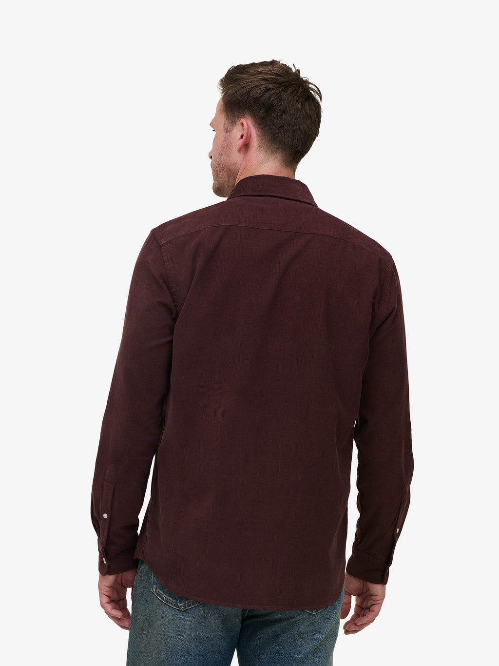Brookvale Corduroy Shirt – Dark Mauve