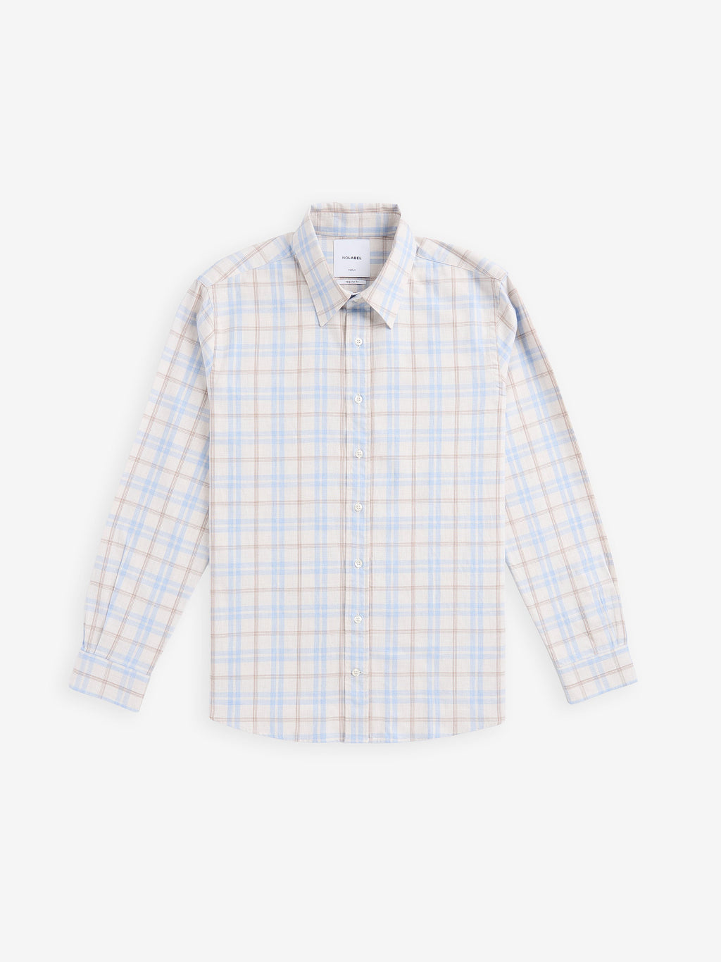 Brookvale Cotton Check Shirt – Off White