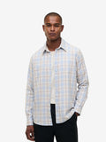 Brookvale Cotton Check Shirt – Off White