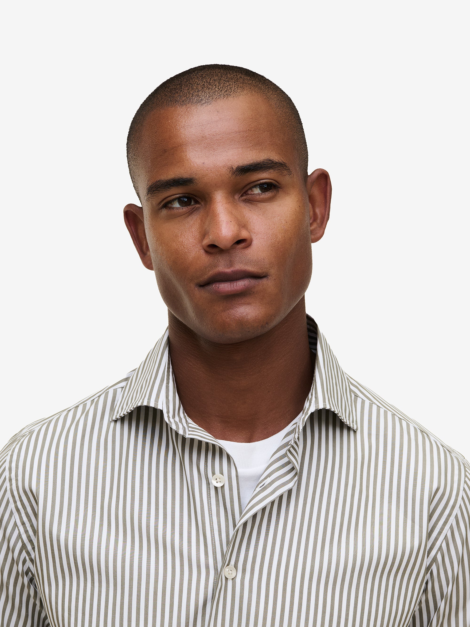 Specialist Striped Shirt – Olive