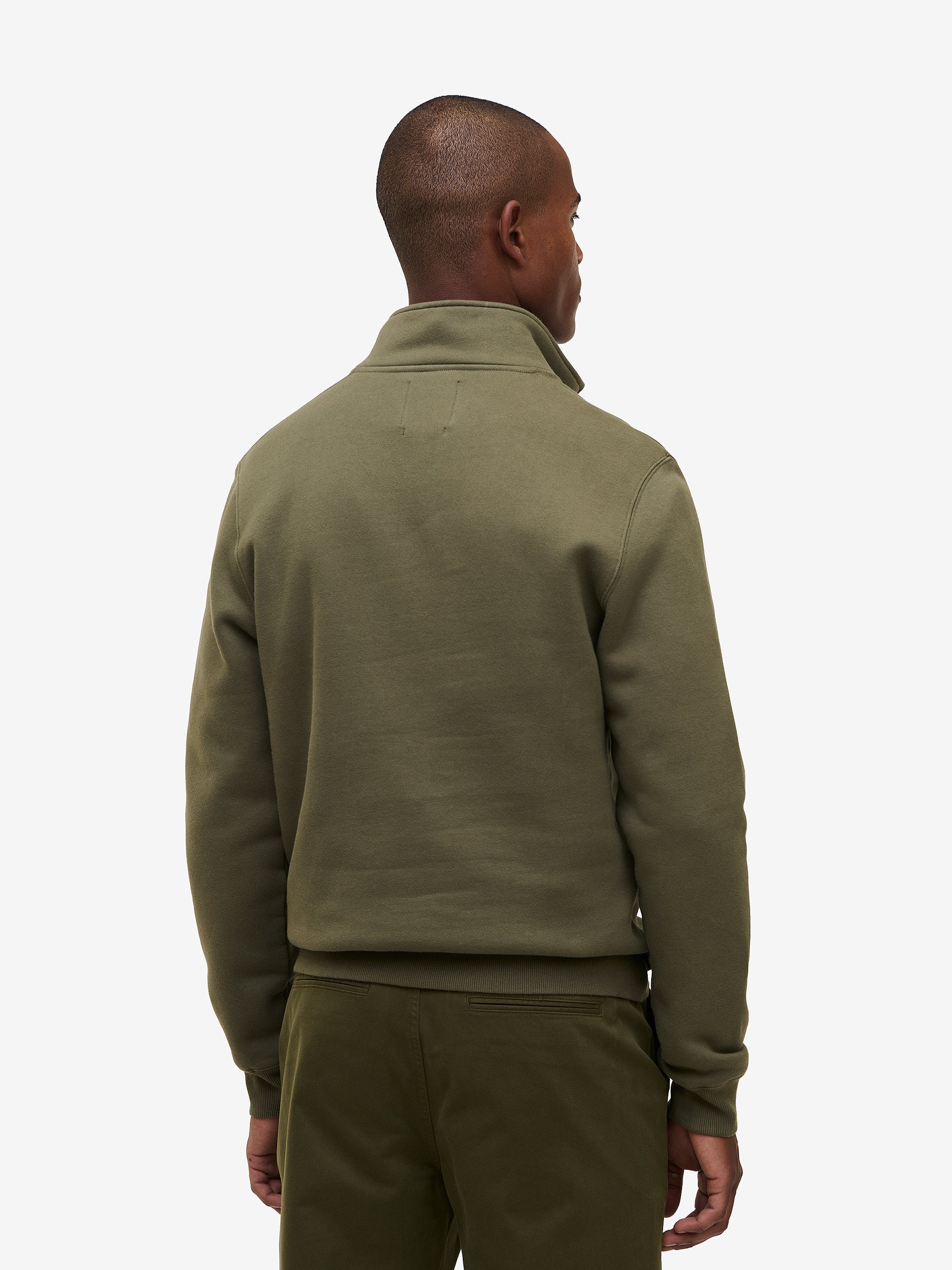 Columbia Half-Zip Sweatshirt – Dark Olive