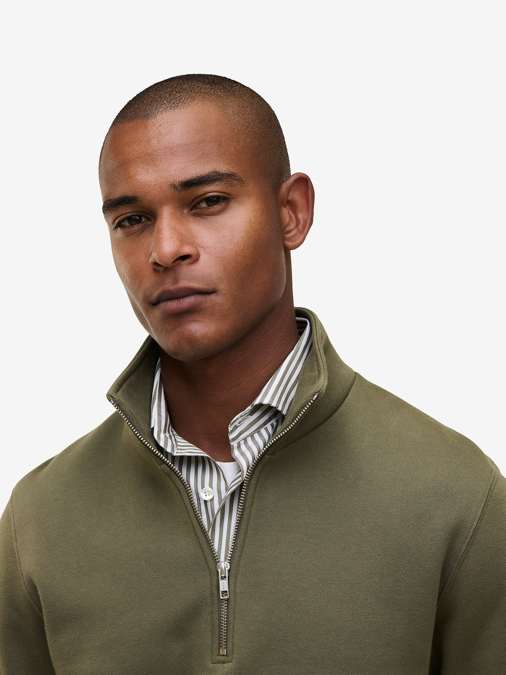 Columbia Half-Zip Sweatshirt – Dark Olive
