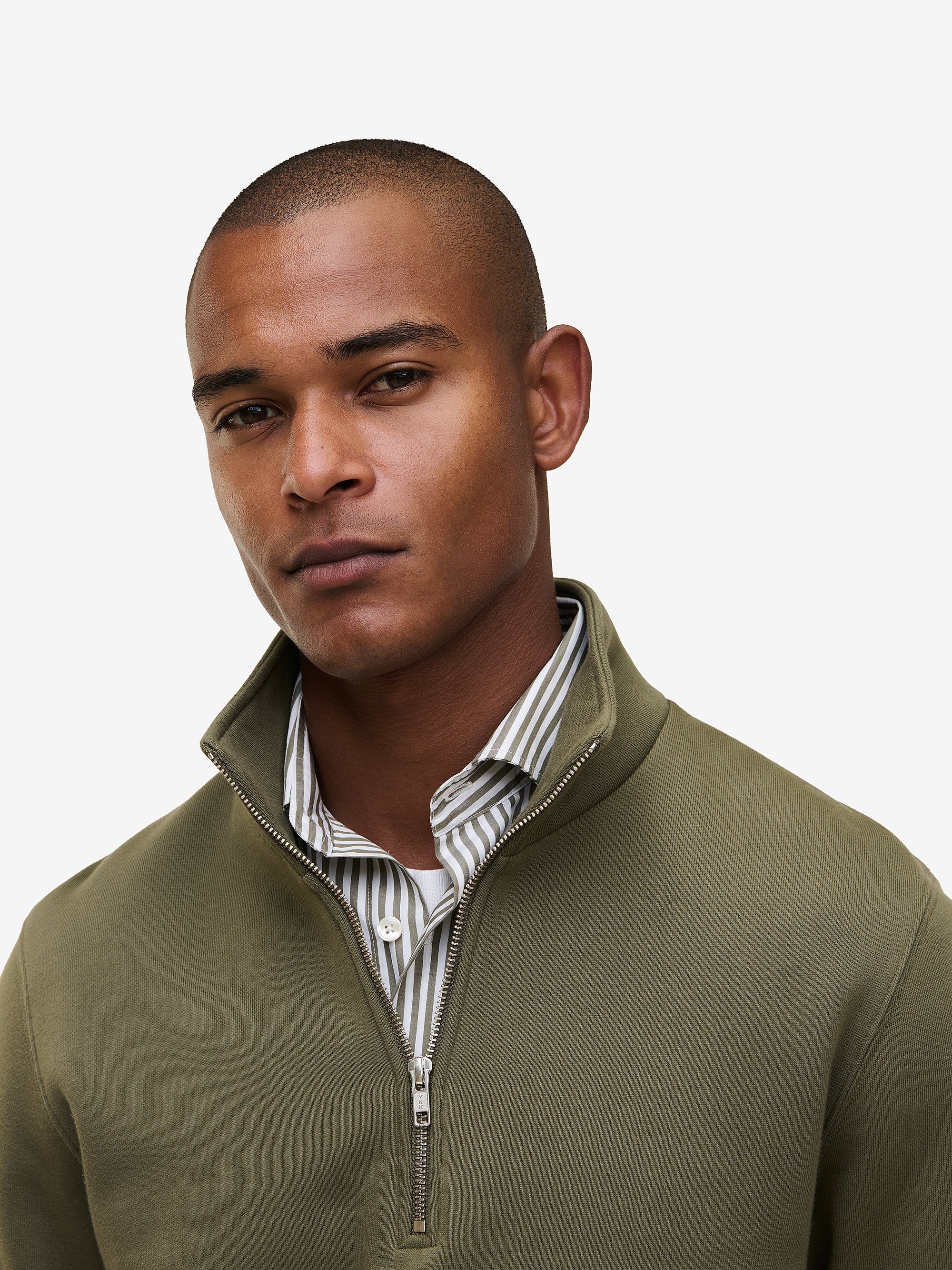 Columbia Half-Zip Sweatshirt – Dark Olive