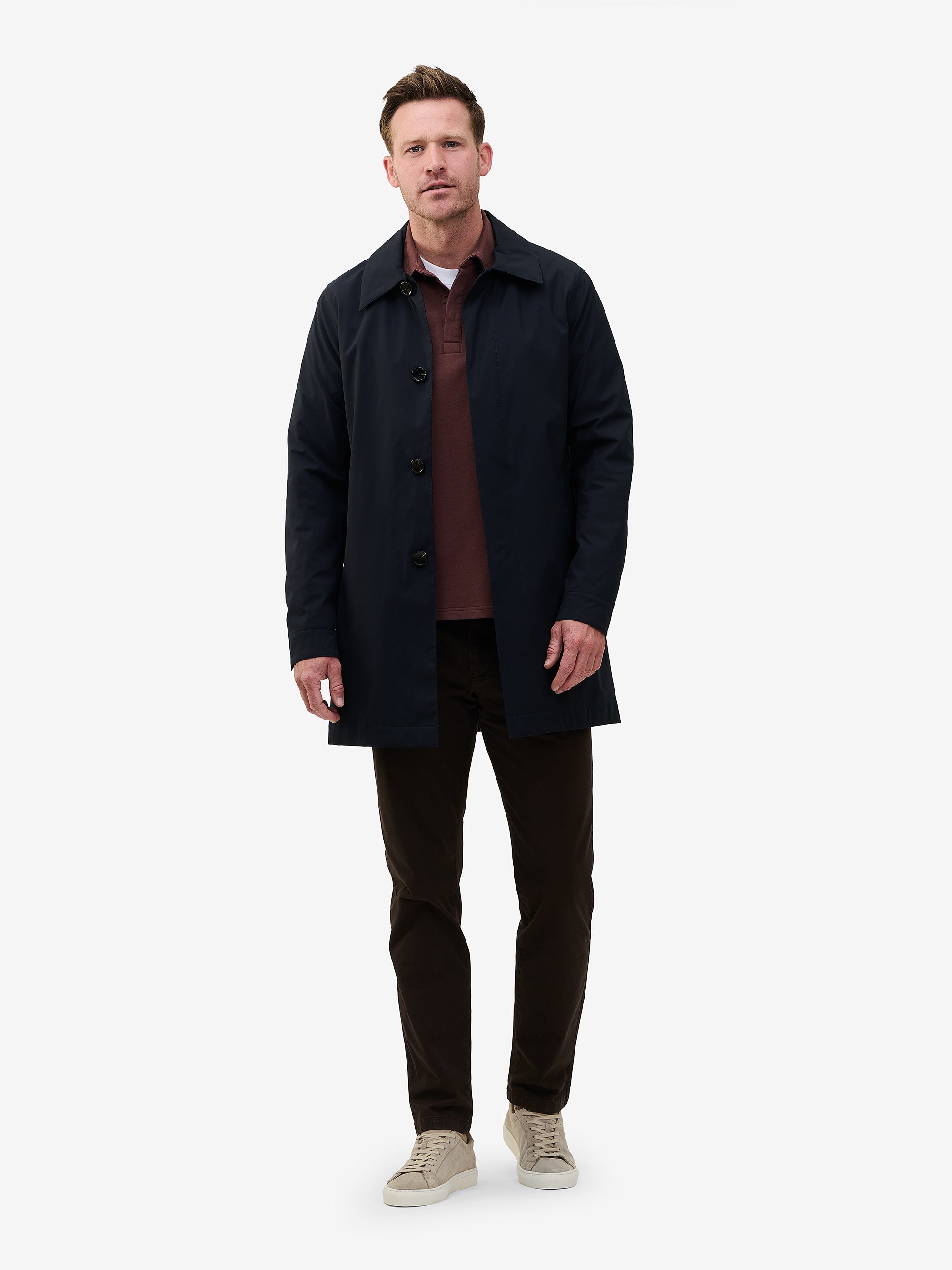 Duke French Terry Rugby Shirt – Dark Mauve