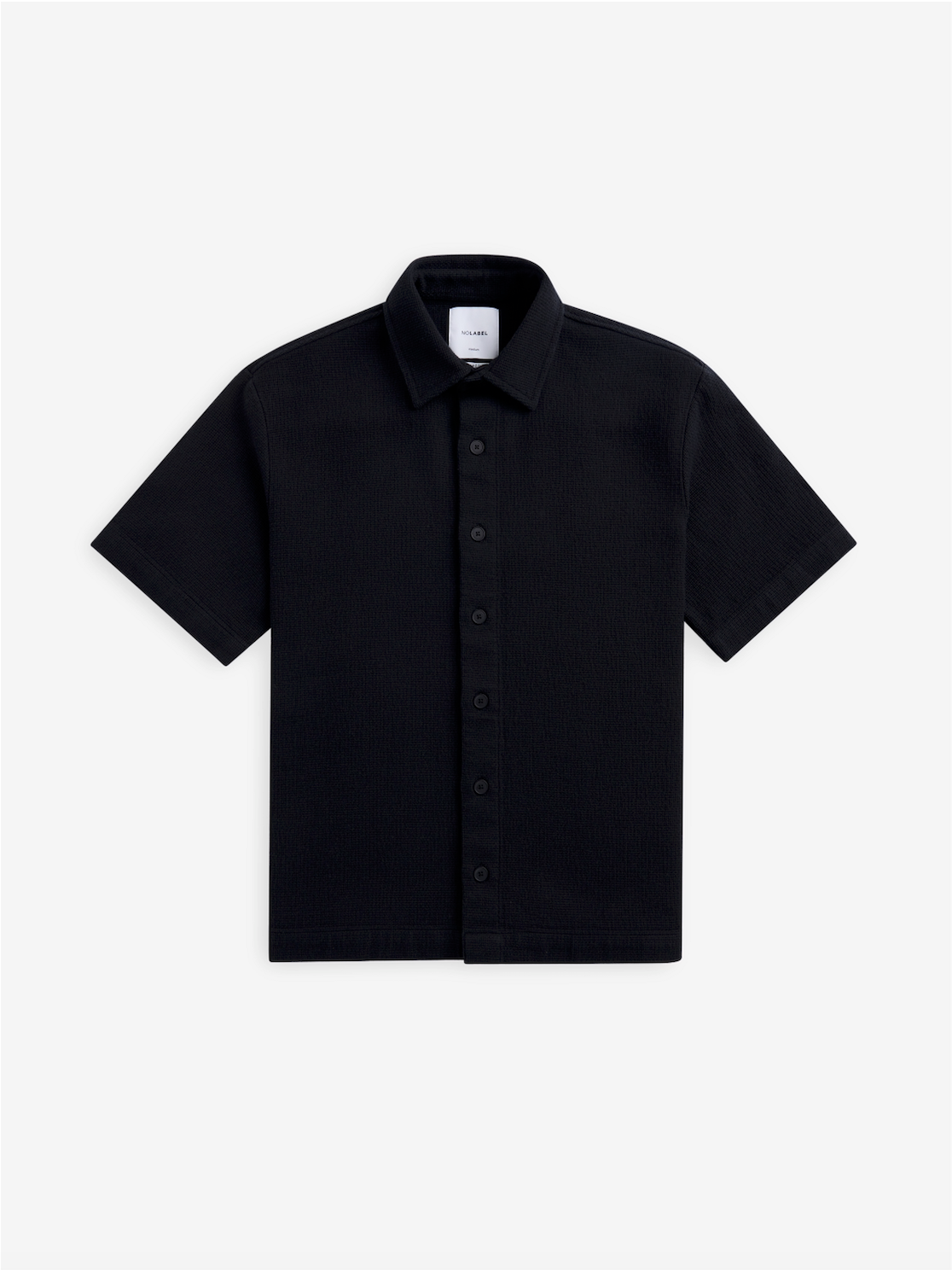 Durban Openwork Cotton Shirt – Navy
