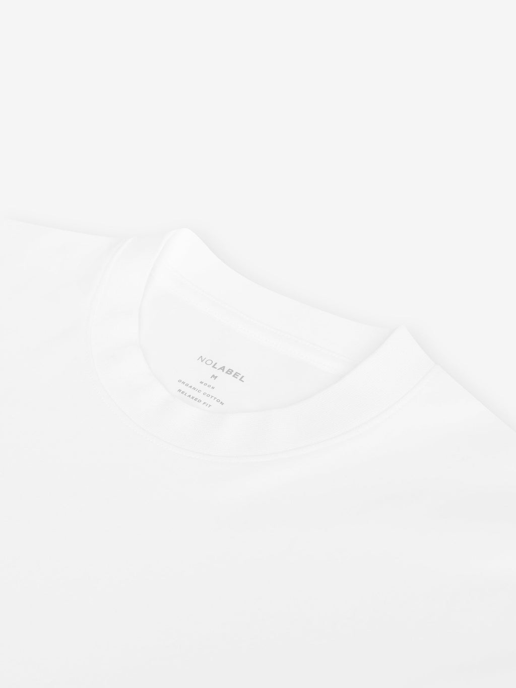 Moon Interlock Cotton T-Shirt – White