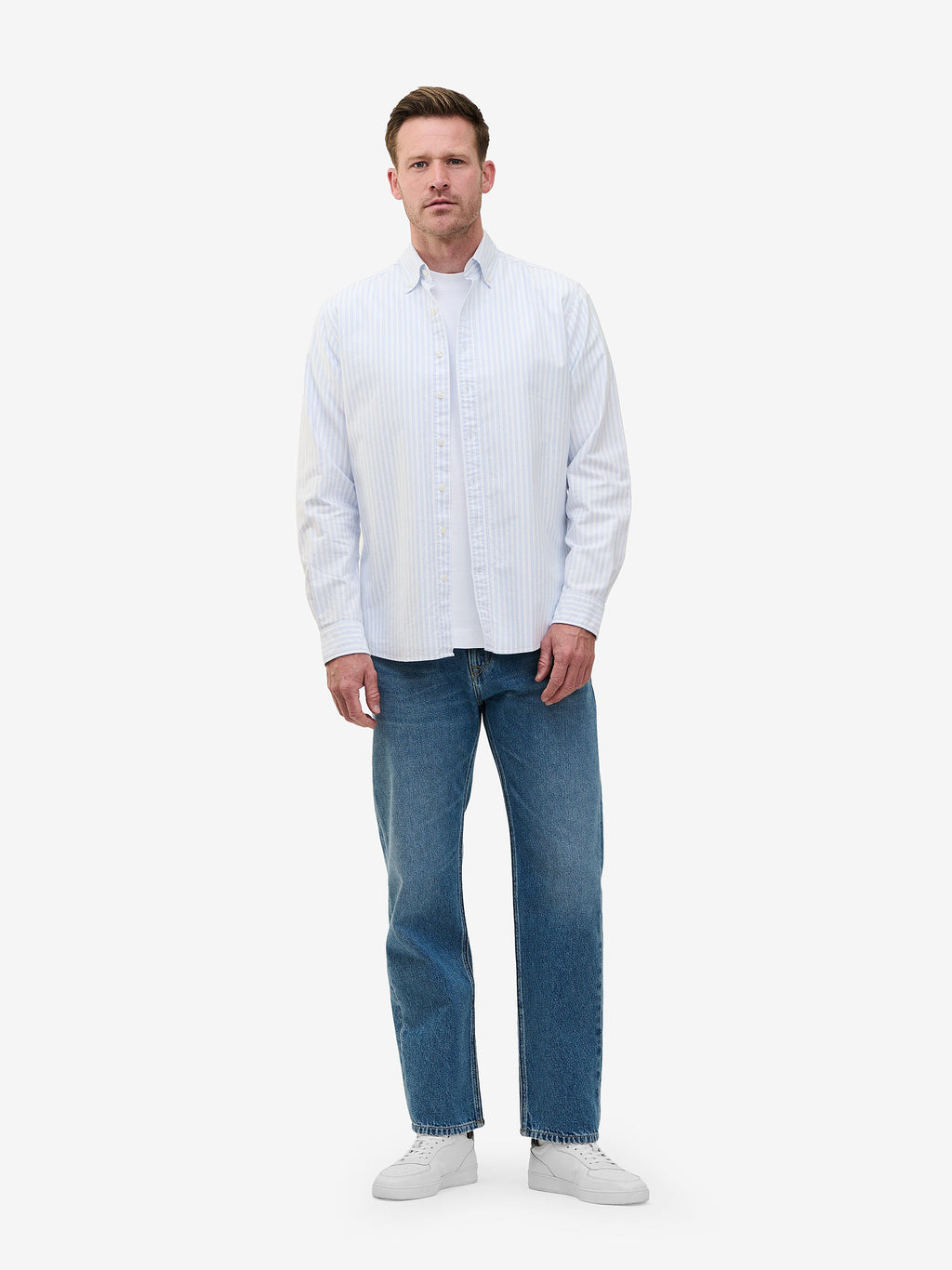 Moon Interlock Cotton T-Shirt – White