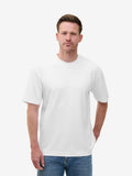 Moon Interlock Cotton T-Shirt – White