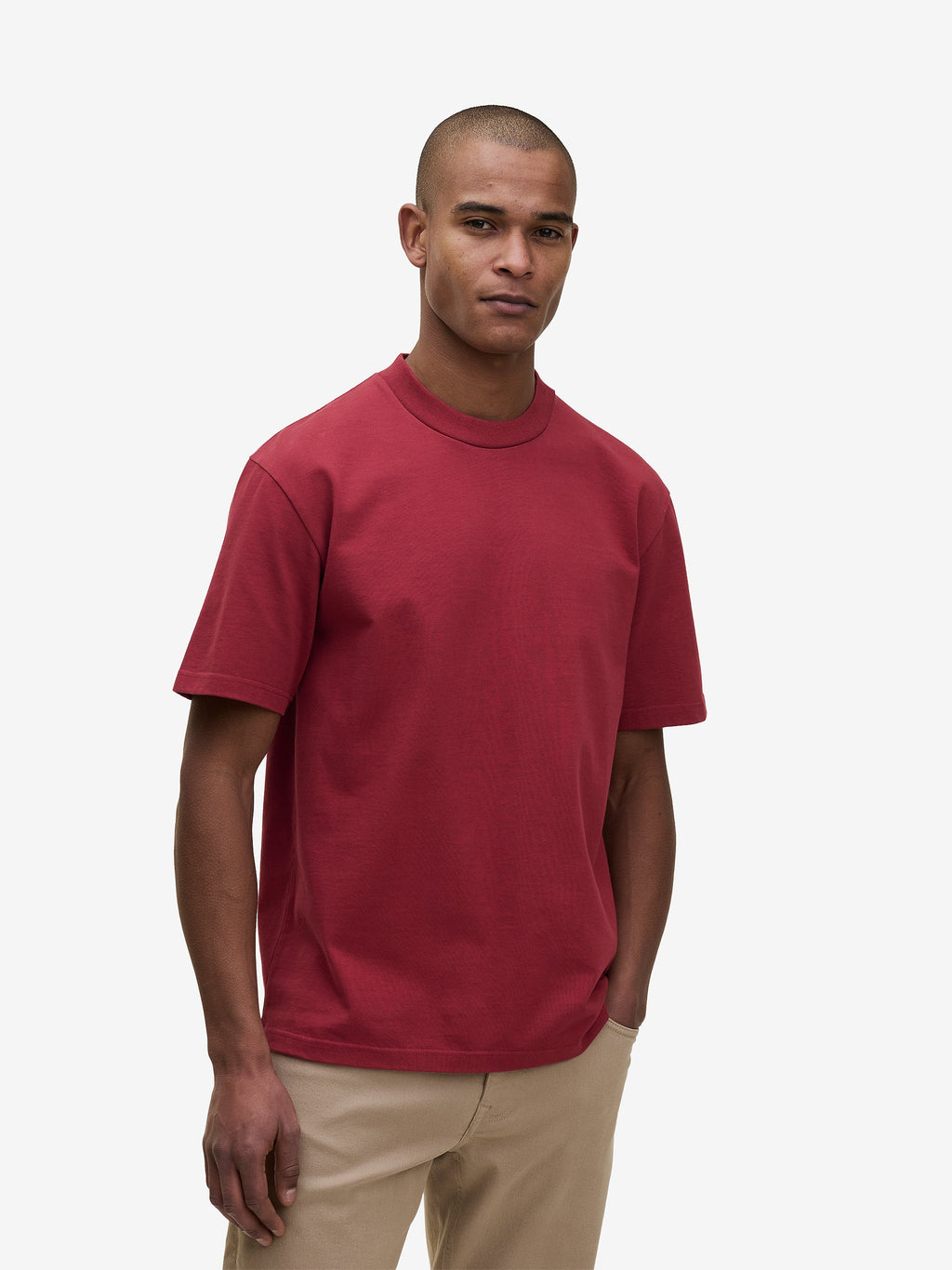 Moon Heavyweight T-Shirt – Brick Red