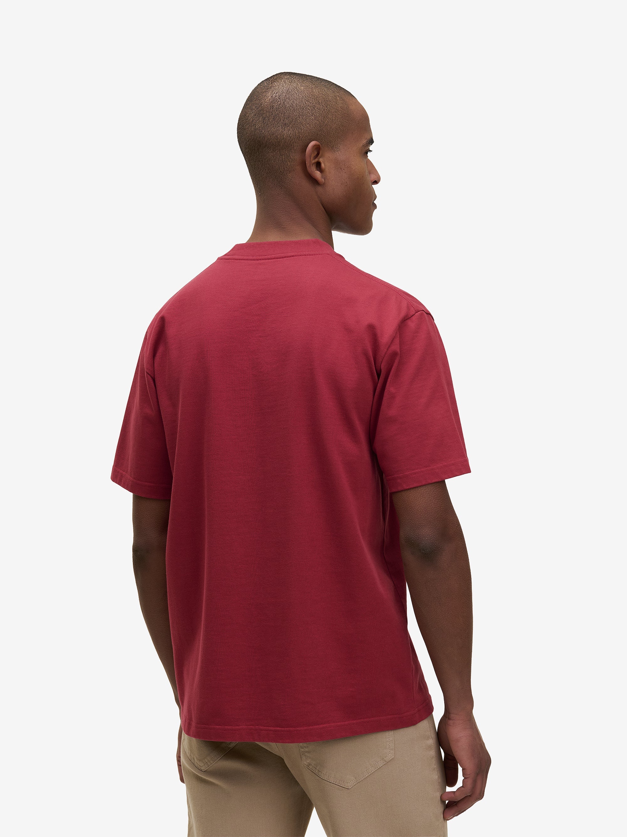 Moon Heavyweight T-Shirt – Brick Red