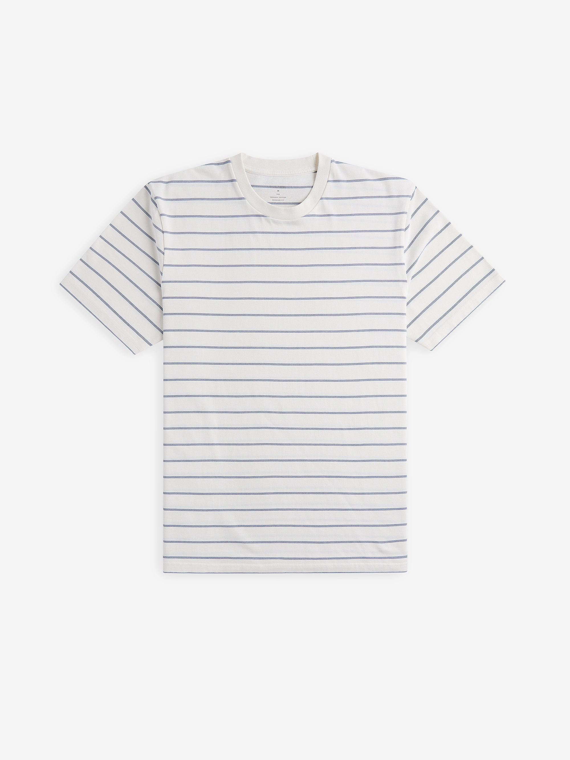 Midweight Striped T-Shirt – Flintstone Blue